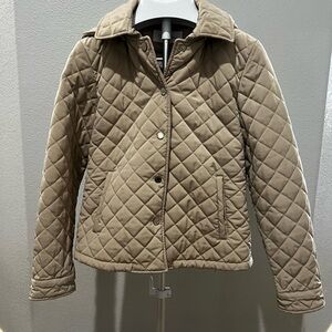 Calvin Klein Quilted Beige Puffer Jacket